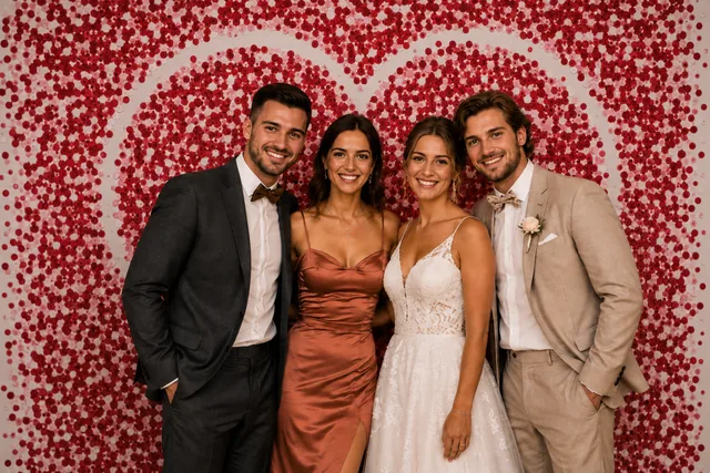 Fond Cœur pour photobooth à Toulon