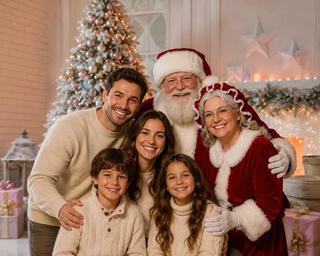 Fond Noël pour photobooth à Toulon