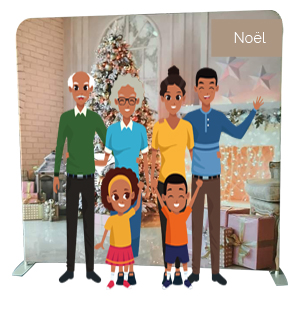 Fond Noël photobooth