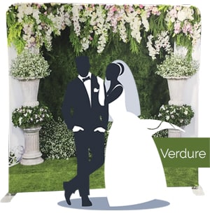 Fond verdure photobooth